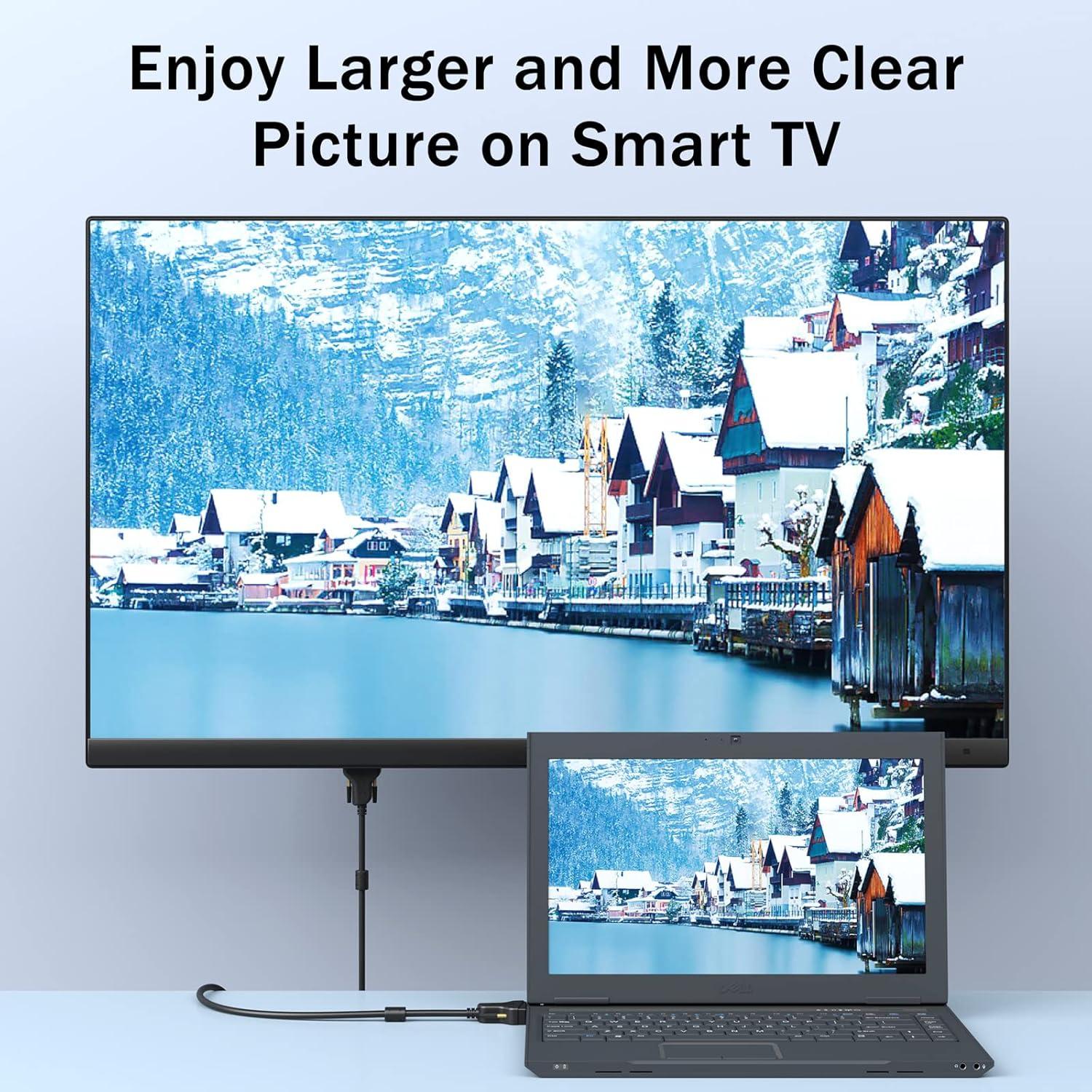 Cable VGA a VGA Benfei 1.83m Macho a Macho con Ferritas