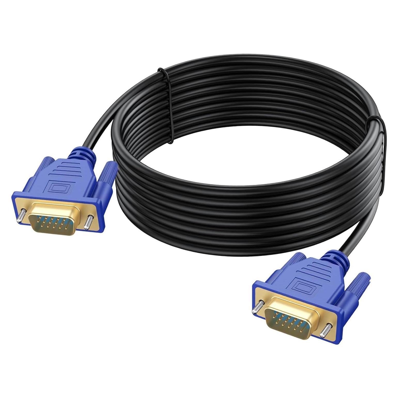 Cable VGA 4.5M UVOOI para Monitor y Proyector 1080P