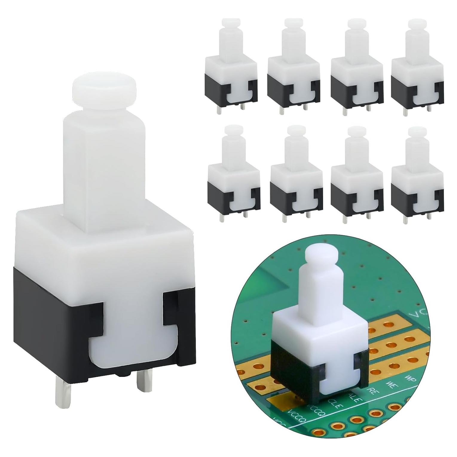 Interruptor Momentáneo 2A ZGSZJHF 8x8mm 25 Piezas