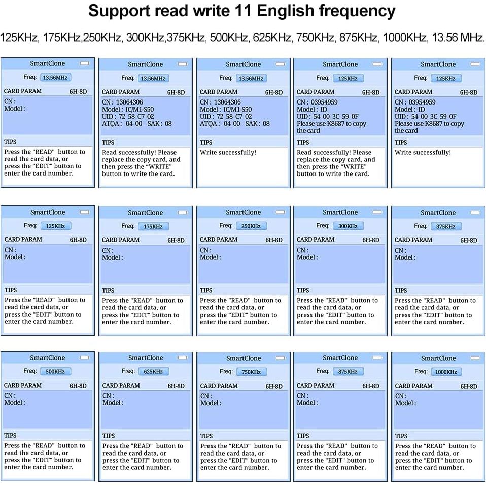 Lector Escritor RFID HENAXSAD HERNAS-X100 Portátil 249g