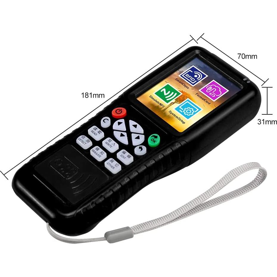 Lector Escritor RFID HENAXSAD HERNAS-X100 Portátil 249g