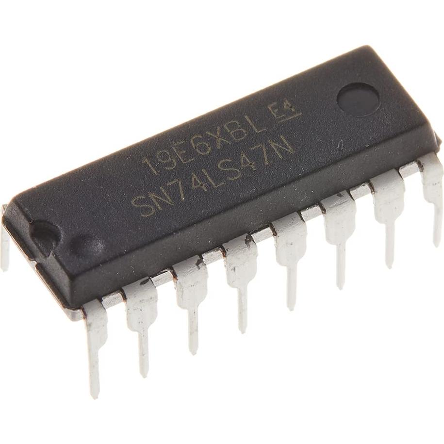 10 Piezas Decodificador BCD a 7 Segmentos SN74LS47N 16 Pines