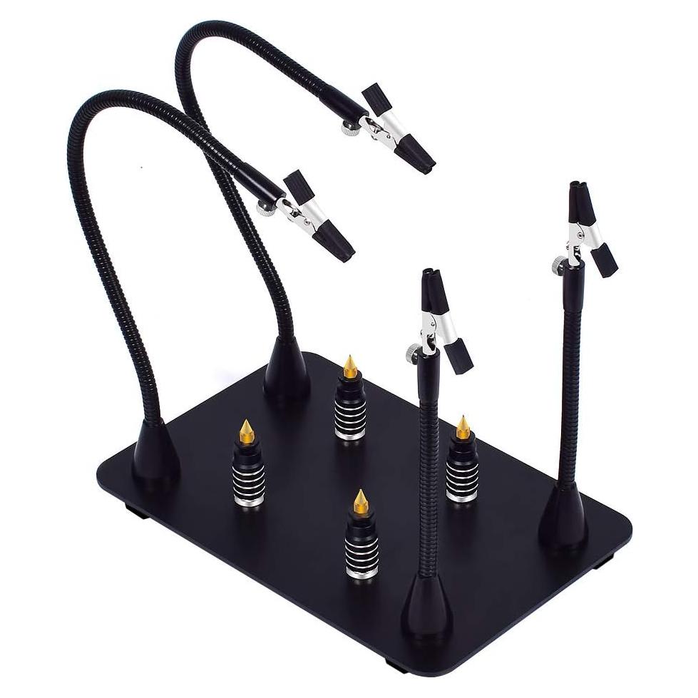 Mano Ayudante Magnética NEWACALOX con 4 Pilares y Brazos Flexibles