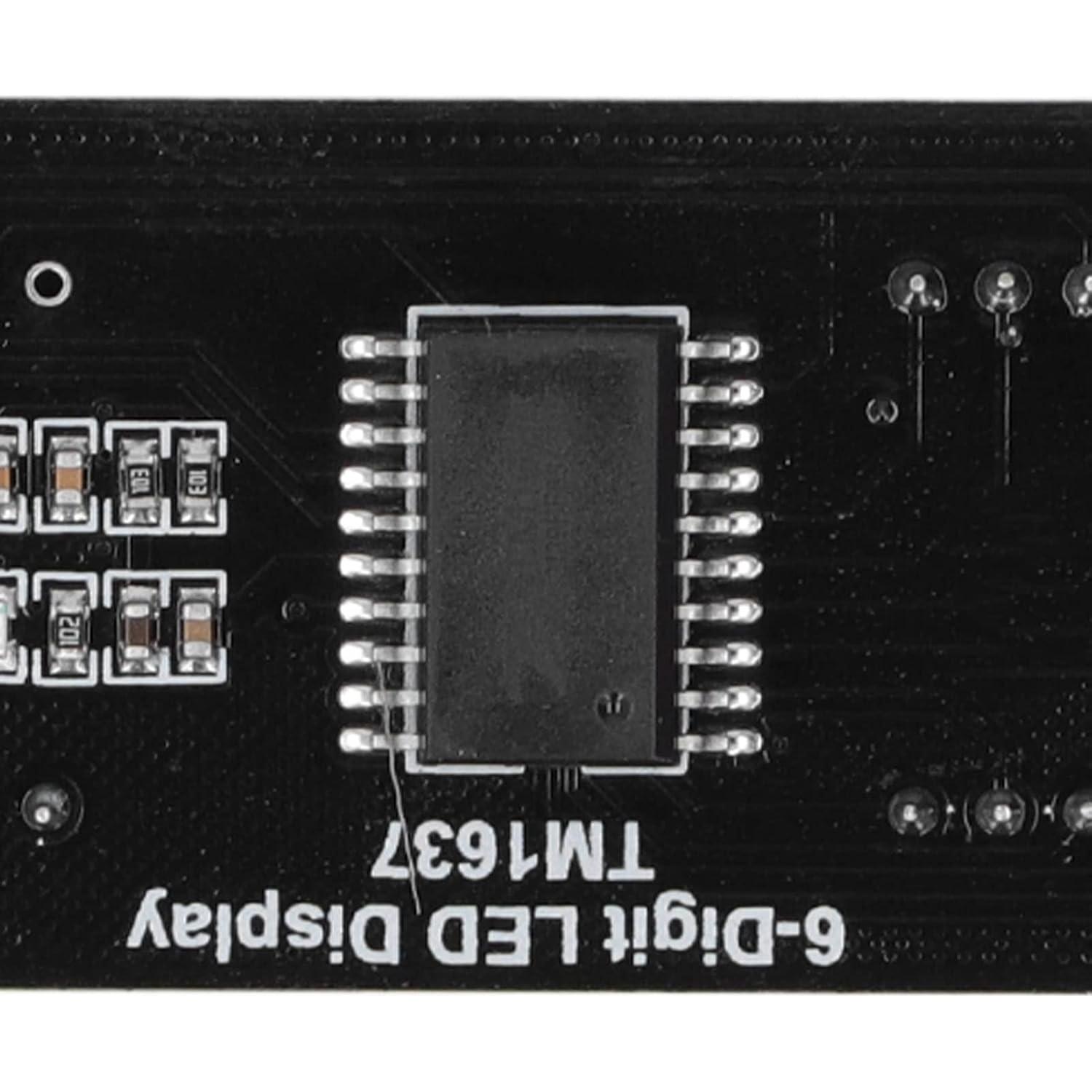 Módulo de Pantalla Digital Kadimendium 6 Dígitos 7 Segmentos LED Amarillo