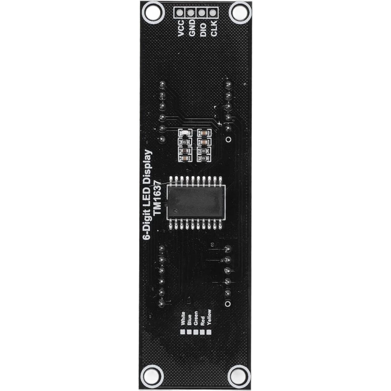Módulo de Pantalla Digital Kadimendium 6 Dígitos 7 Segmentos LED Amarillo