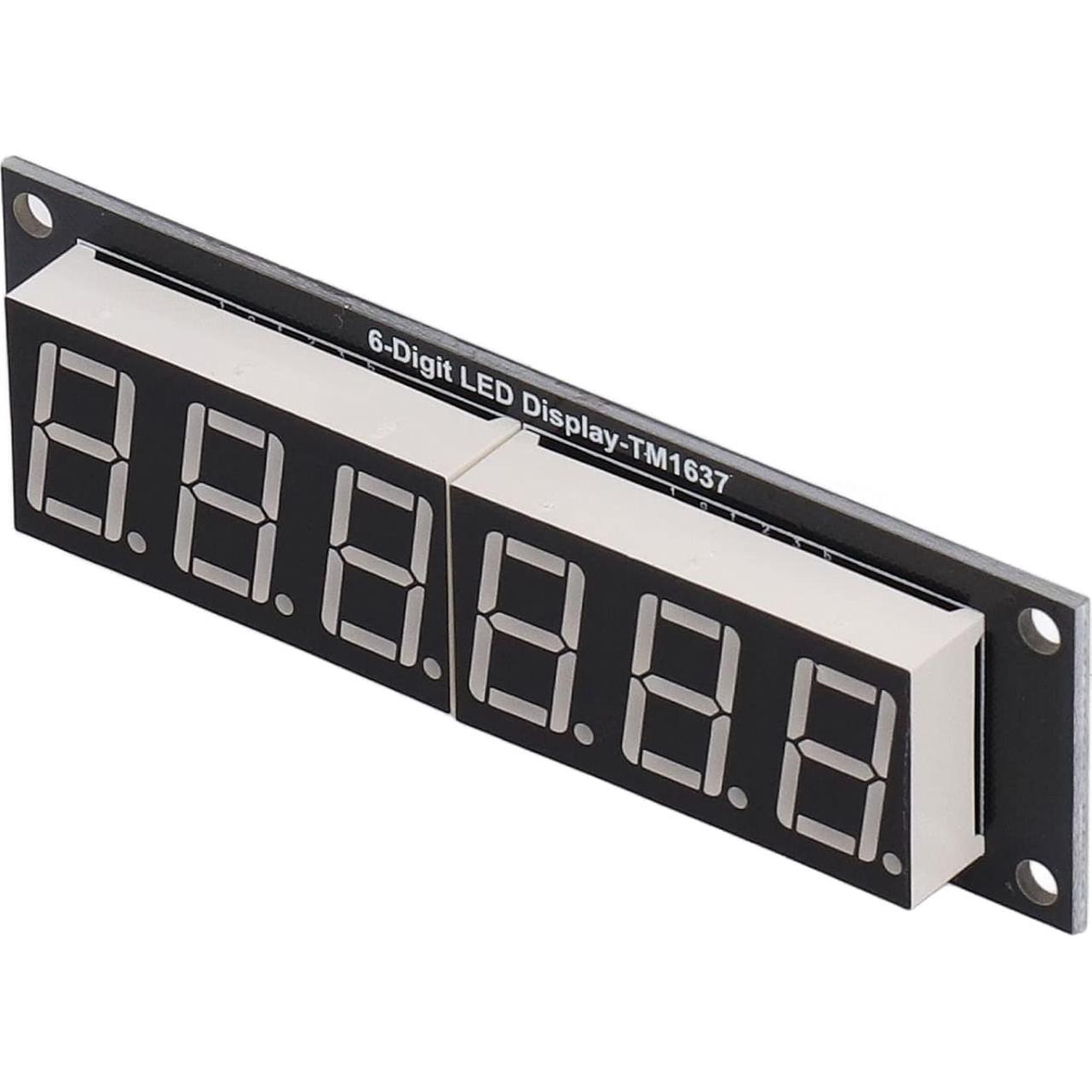 Módulo de Pantalla Digital Kadimendium 6 Dígitos 7 Segmentos LED Amarillo