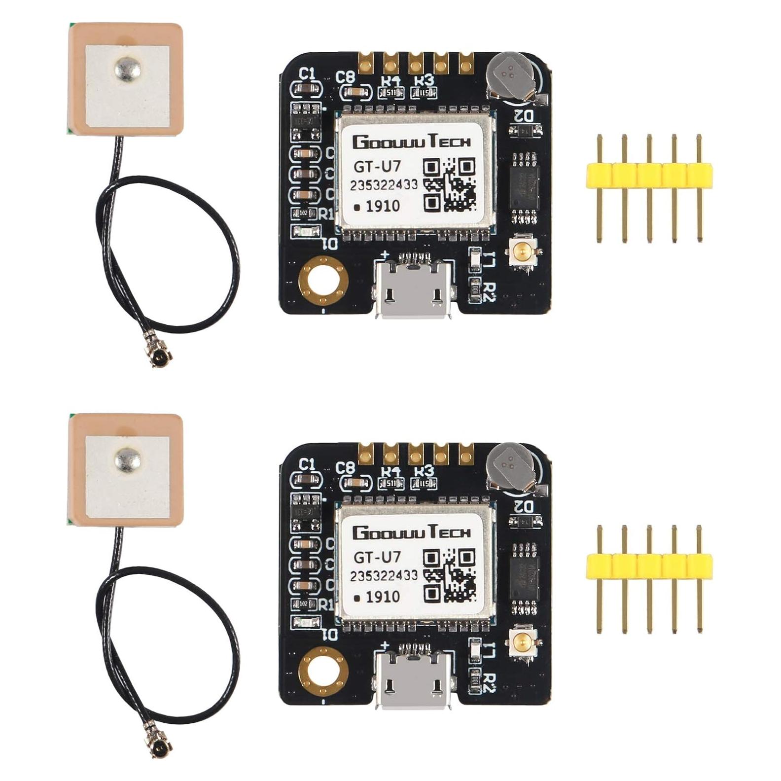 Módulo GPS GT-U7 AITRIP 2pcs Alta Sensibilidad 18g