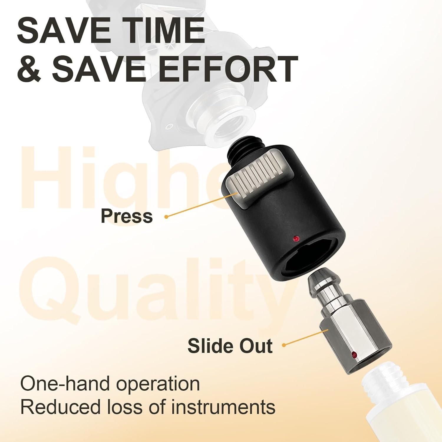 Adaptador de liberación rápida GNSS Liyuusi para RTK y estación total