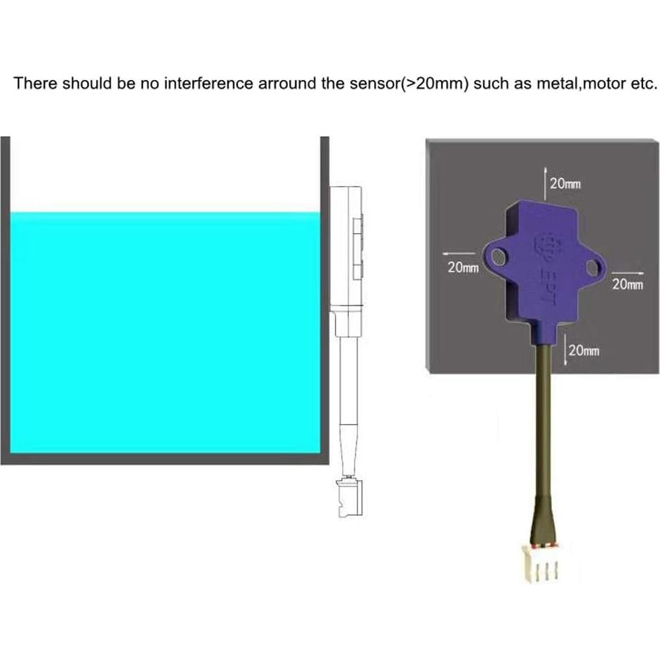 Sensor de Nivel de Agua Capacitivo EPTTECH D1CS-D - 3 Piezas