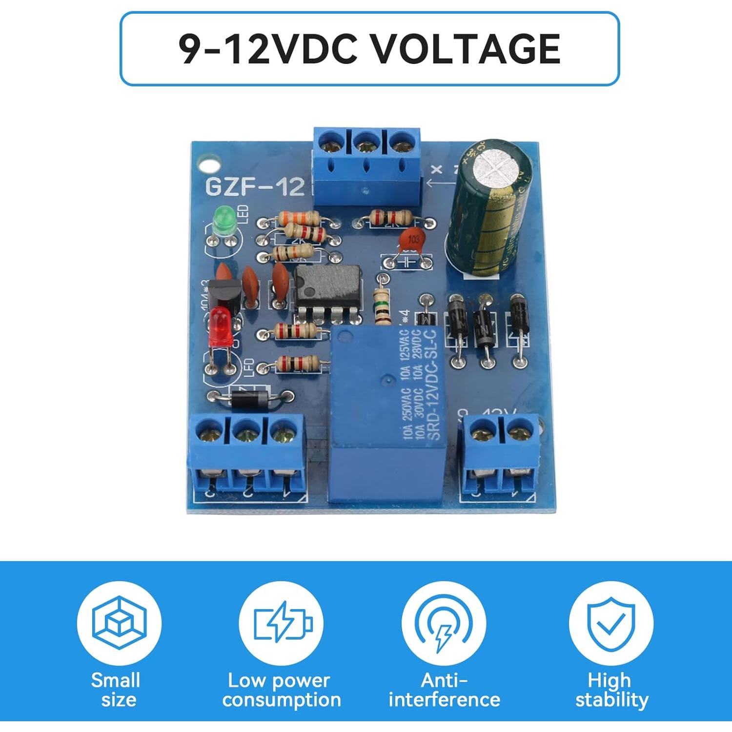 Módulo Interruptor Control Nivel Agua Agatige 9-12V CC