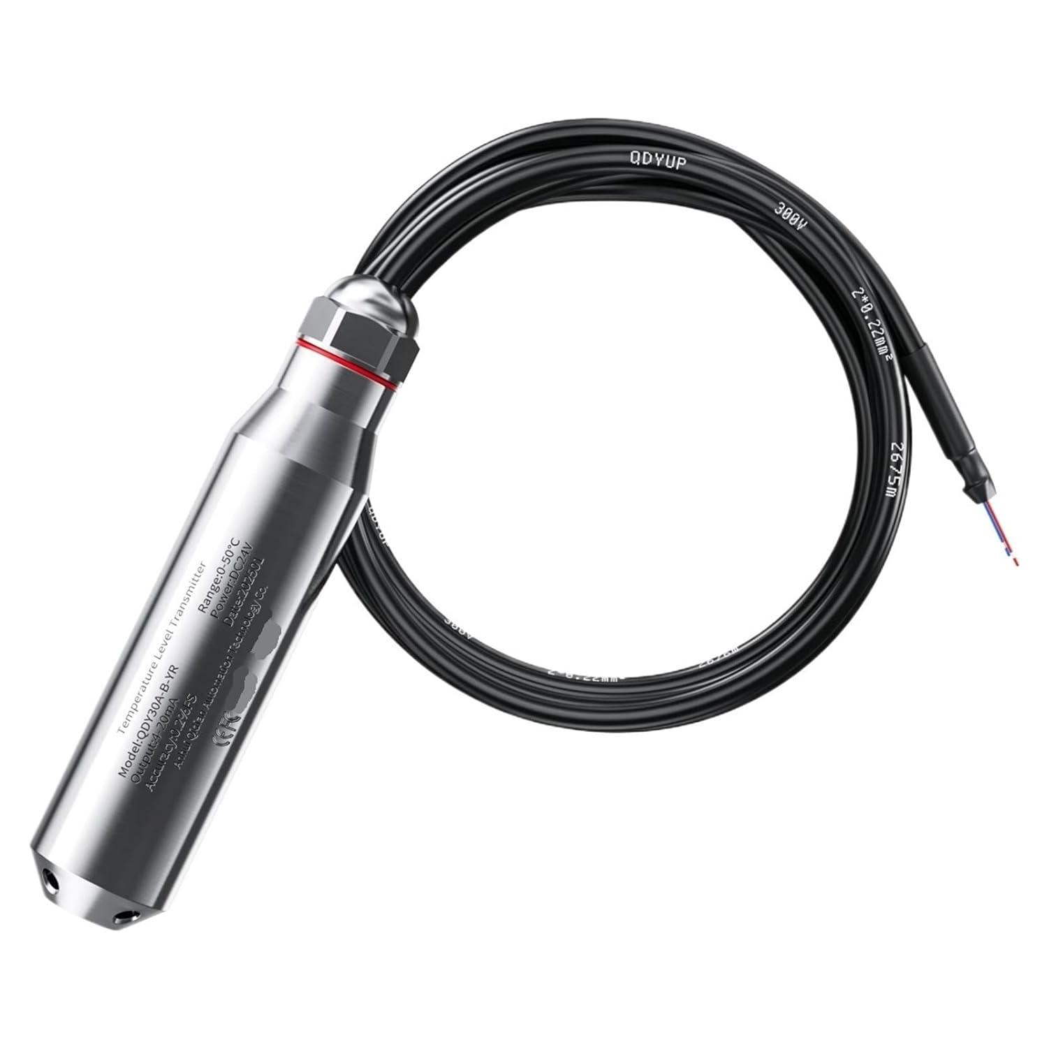 Transmisor de Nivel de Agua ZSYOJOI 0-50°C 10m Cable IP68