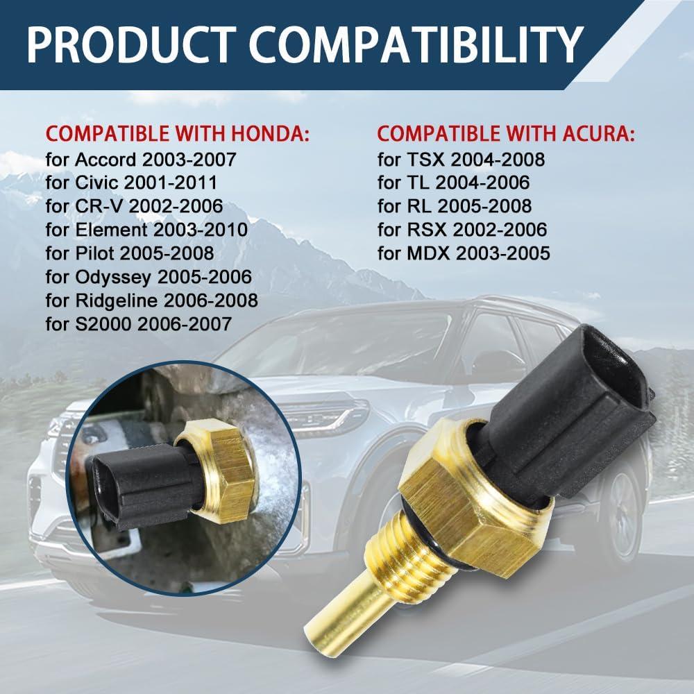 Sensor de Temperatura de Refrigerante Middrivr 37870-PLC-004