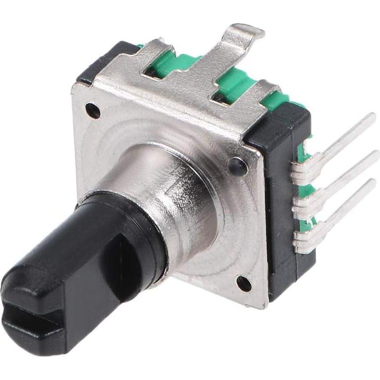 Encoder Rotativo uxcell 360 Grados 7 Pines Tipo D Verde 2pcs