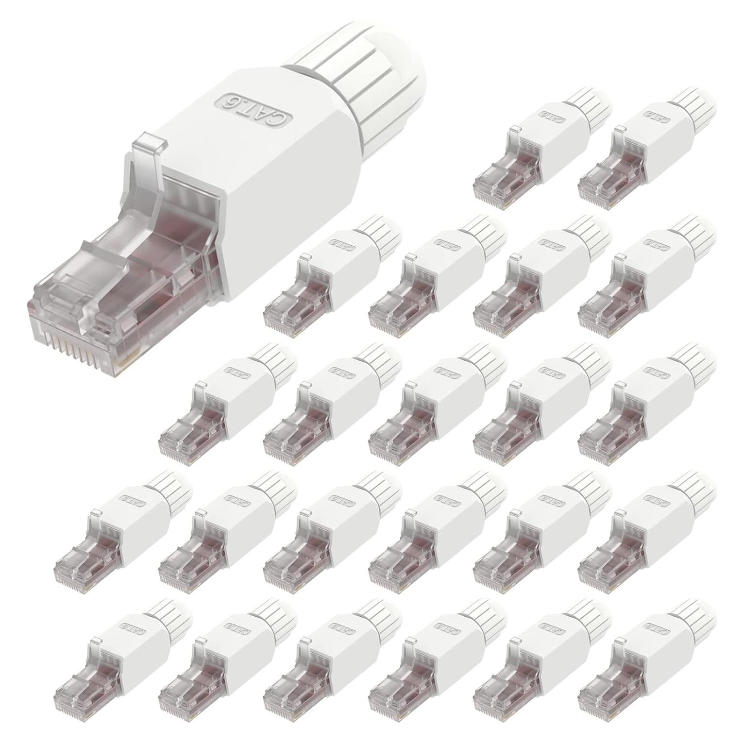 Conector RJ45 CAT6 sin herramienta VCELINK - 24 unidades