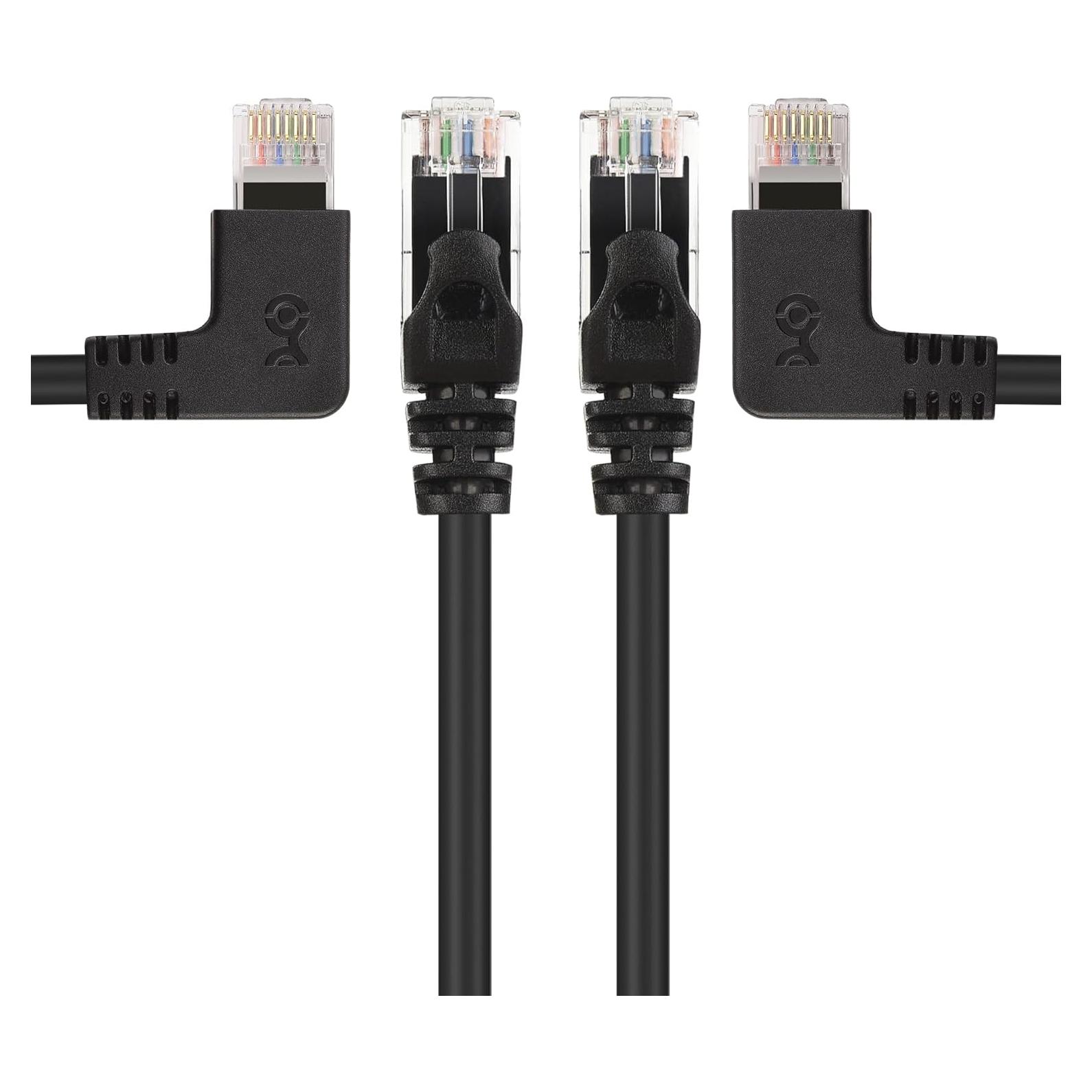 Cable Ethernet Cat 6 10Gbps 1.52m Cable Matters Ángulo 90°