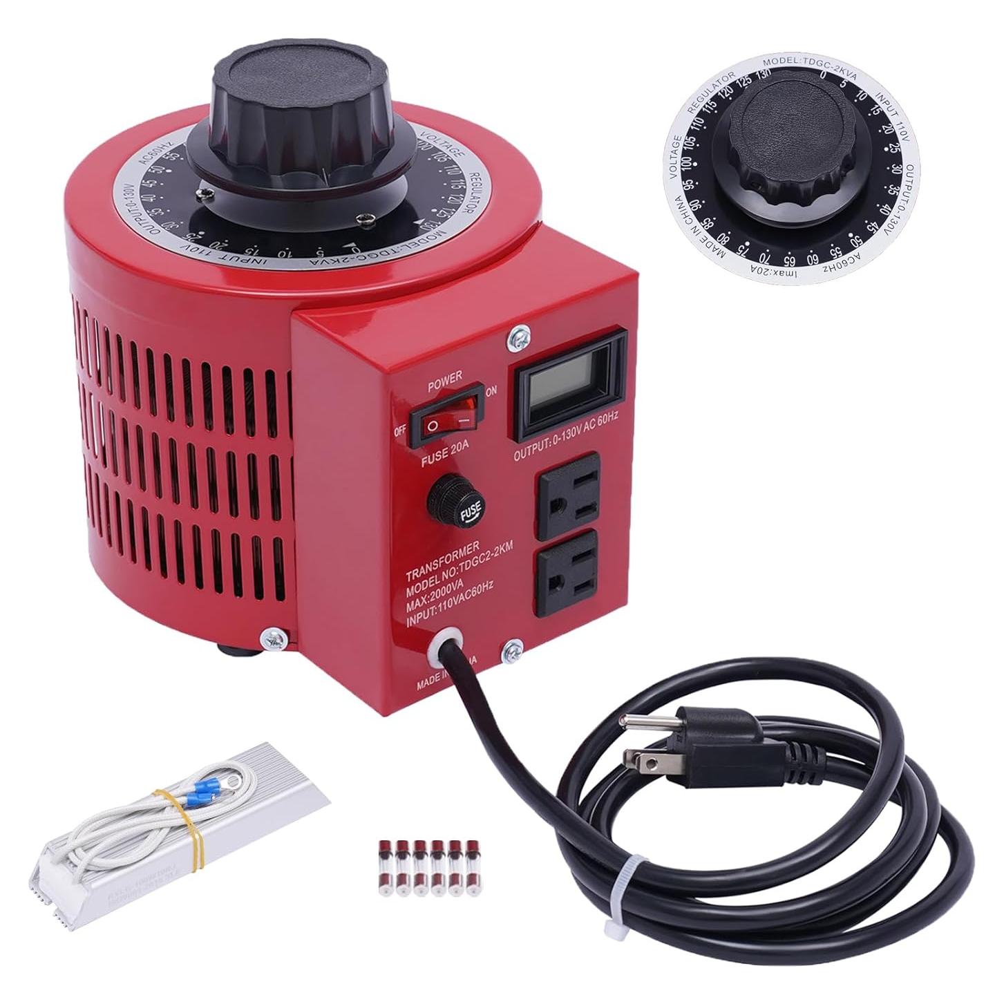 Transformador Variable BeiseYu VVT-2000 - 2000VA, 0-130V AC