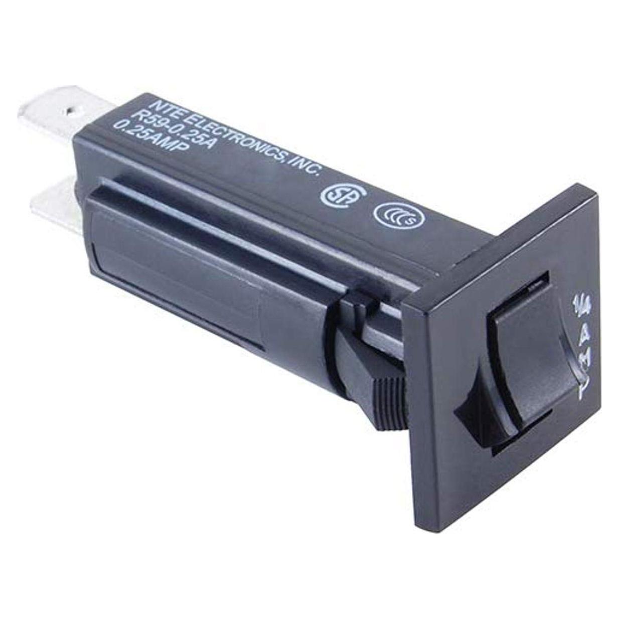 Interruptor Térmico NTE R59-2A 2A 0.17 Ohm 6.35mm