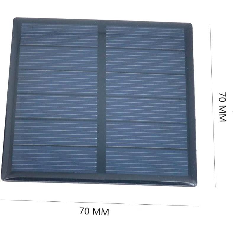 10 Paneles Solares Policristalinos Ailejia 4V 150mA 70mm