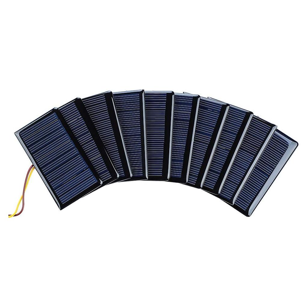 Paneles Solares Policristalinos SUNYIMA 10Pcs 5V 60mA 68x37mm