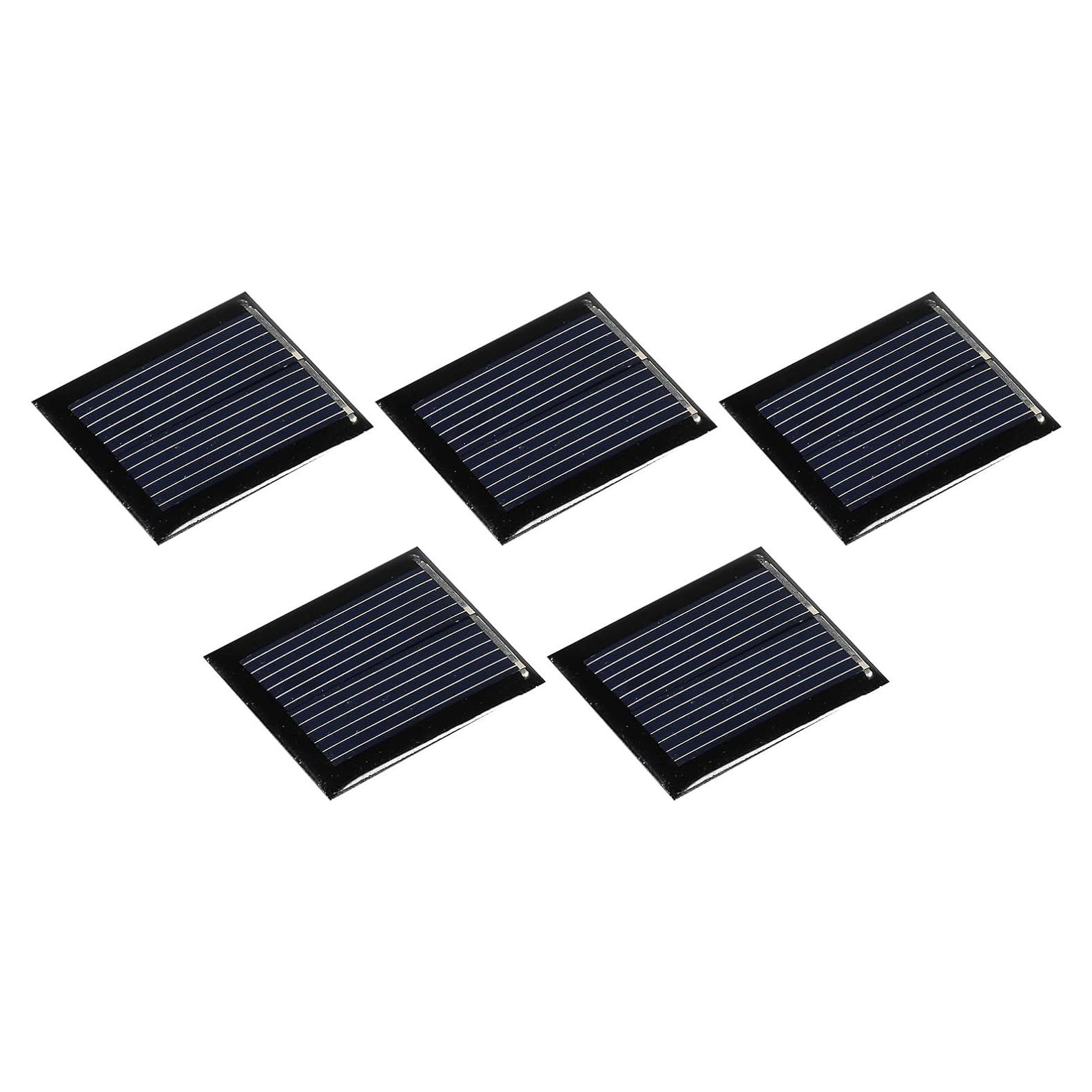 Mini Panel Solar MECCANIXITY 1V 80mA 0.08W Paquete de 5