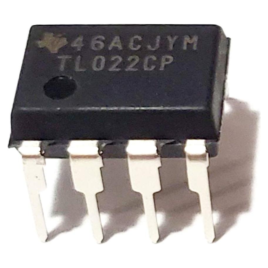 Amplificador Operacional Doble TL022CP TI Bajo Consumo (Paquete de 10)