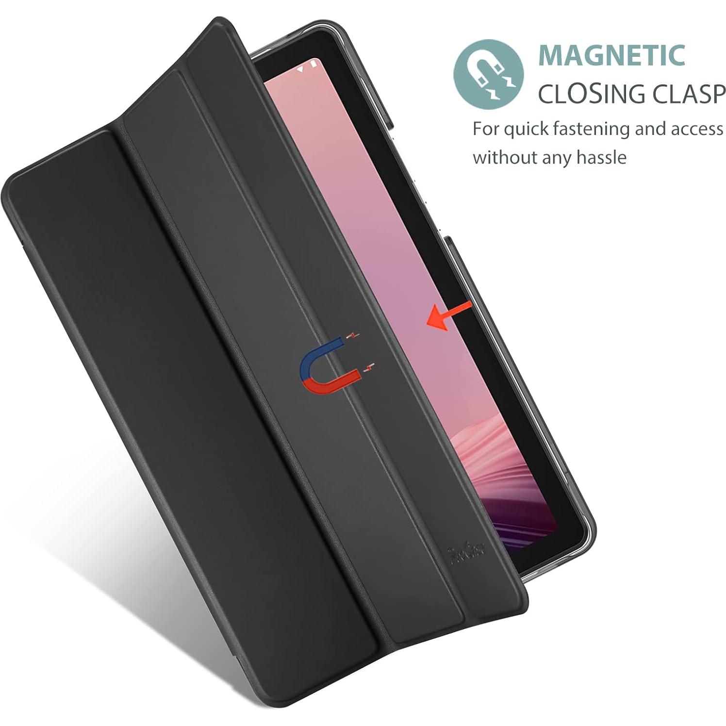 Funda ProCase para Lenovo Tab M9 9" 2023 - Negro, Delgado