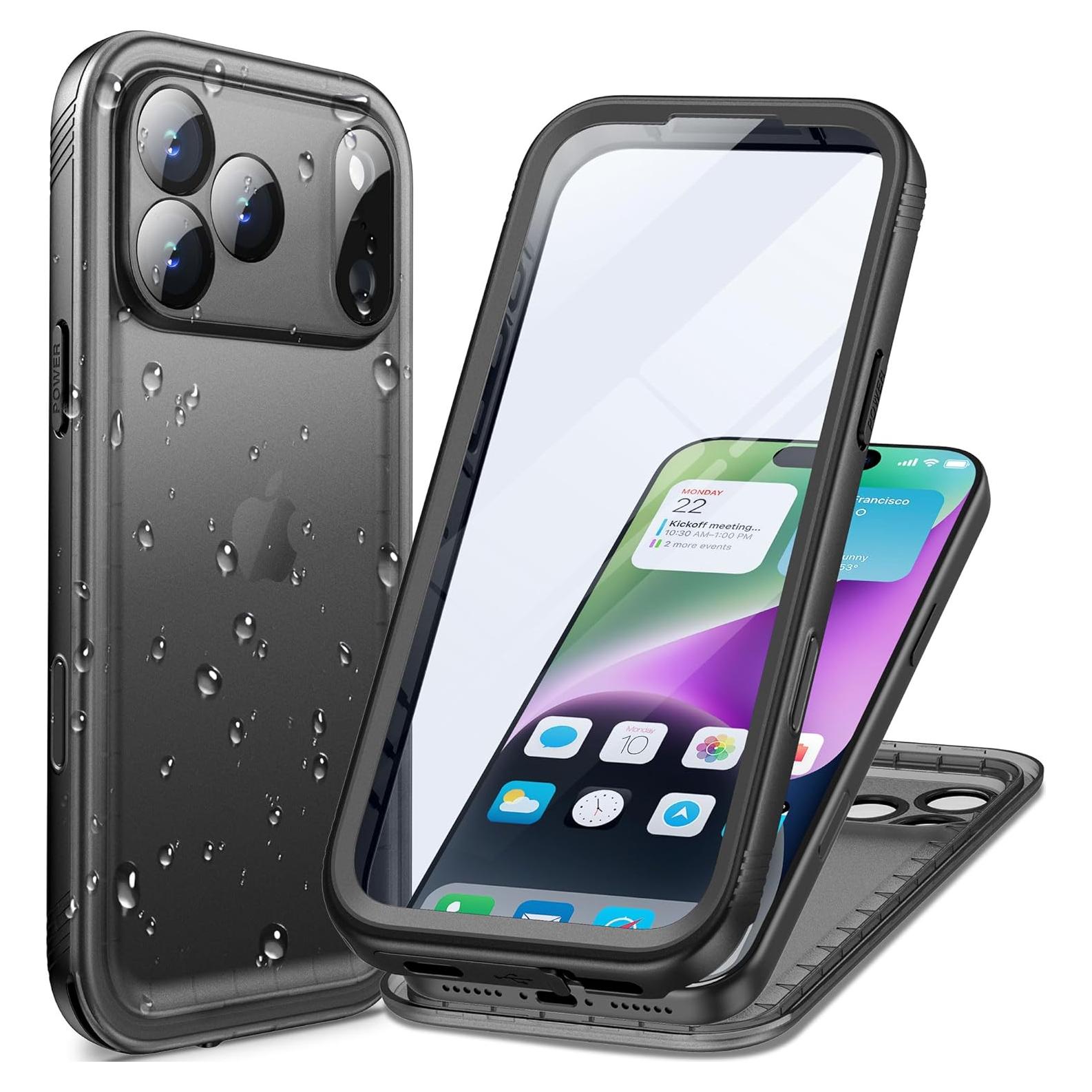 Funda Protectora IP68 Cozycase para iPhone 17 Pro Negra