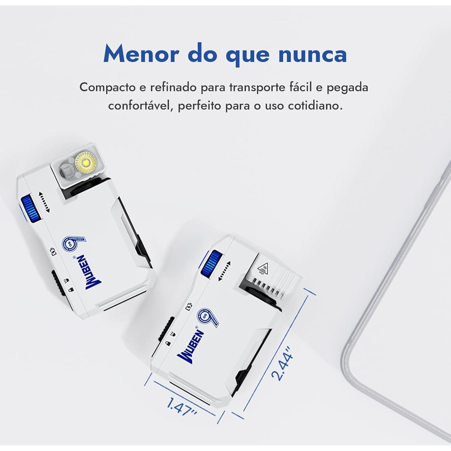 Linterna EDC Recargable WUBEN G5 y X4 con Luz RGB