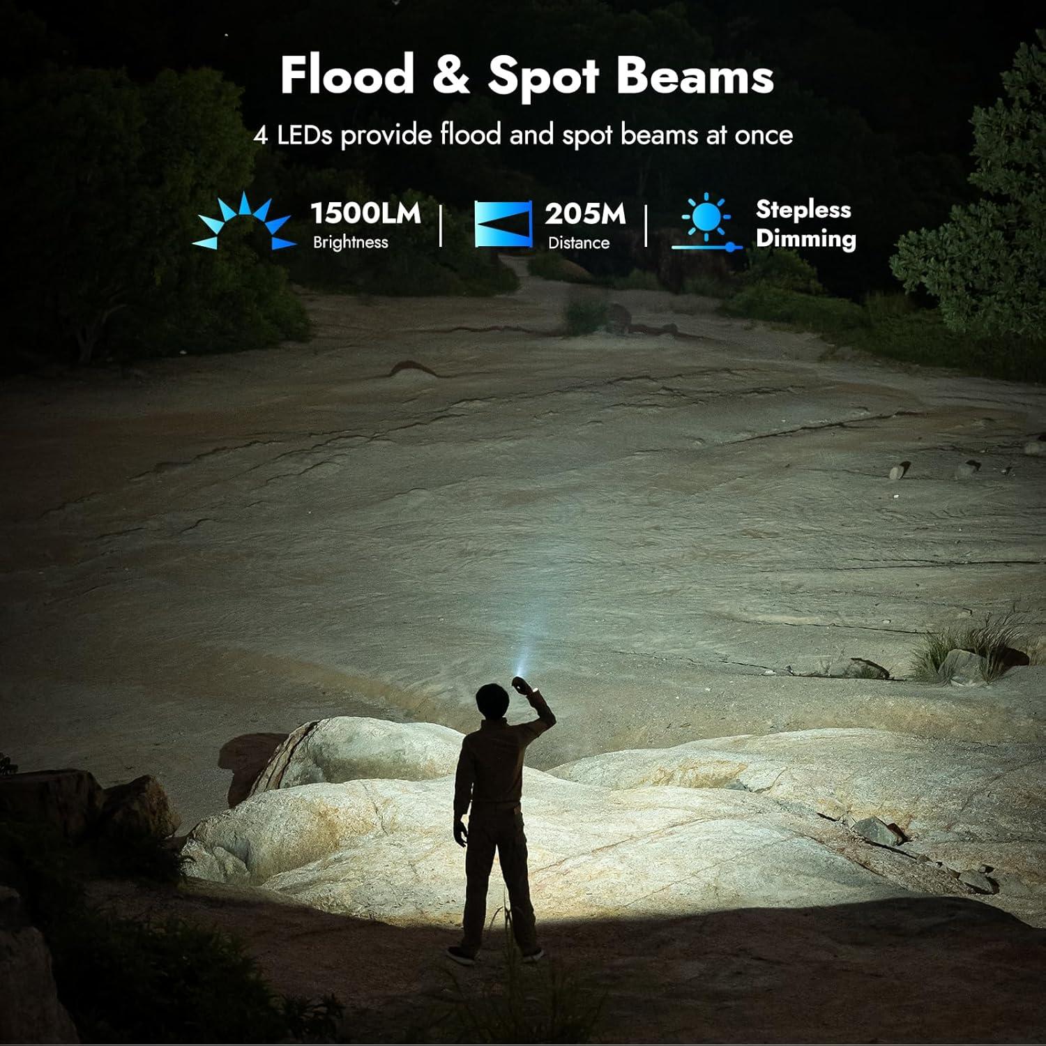 Linterna EDC Recargable WUBEN G5 y X4 con Luz RGB