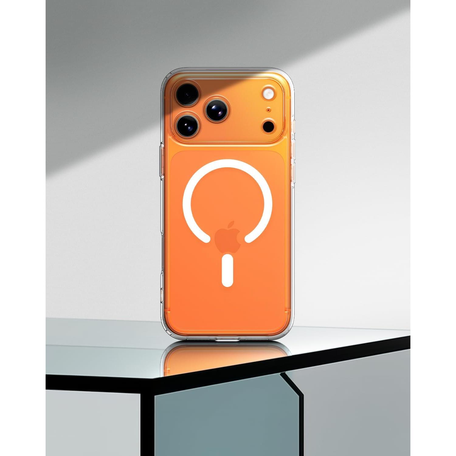 Funda Ultra Híbrida MagFit Spigen para iPhone 17 Pro - Transparente