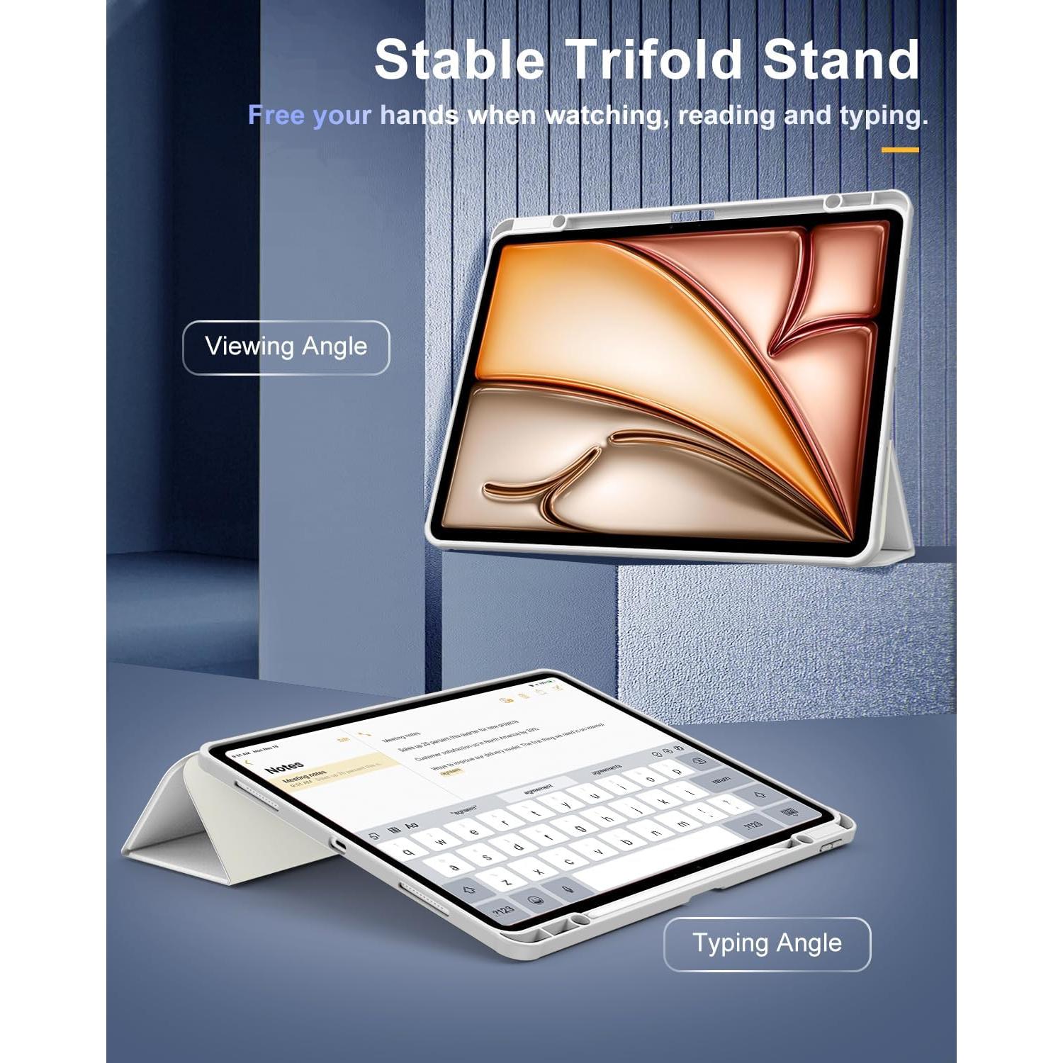 Funda TiMOVO para iPad Air 13" M3/M2 2024/2025 con Soporte Lápiz