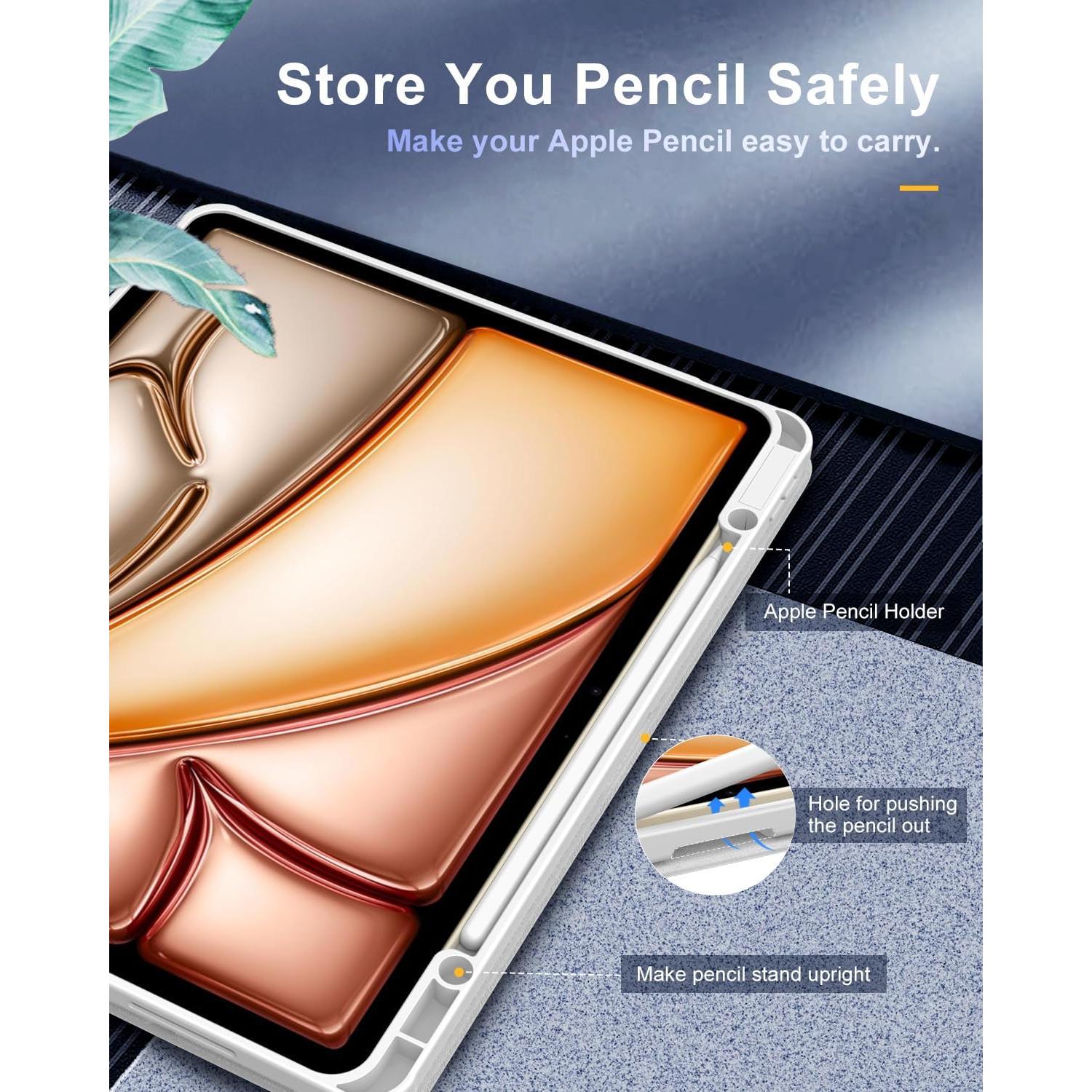 Funda TiMOVO para iPad Air 13" M3/M2 2024/2025 con Soporte Lápiz