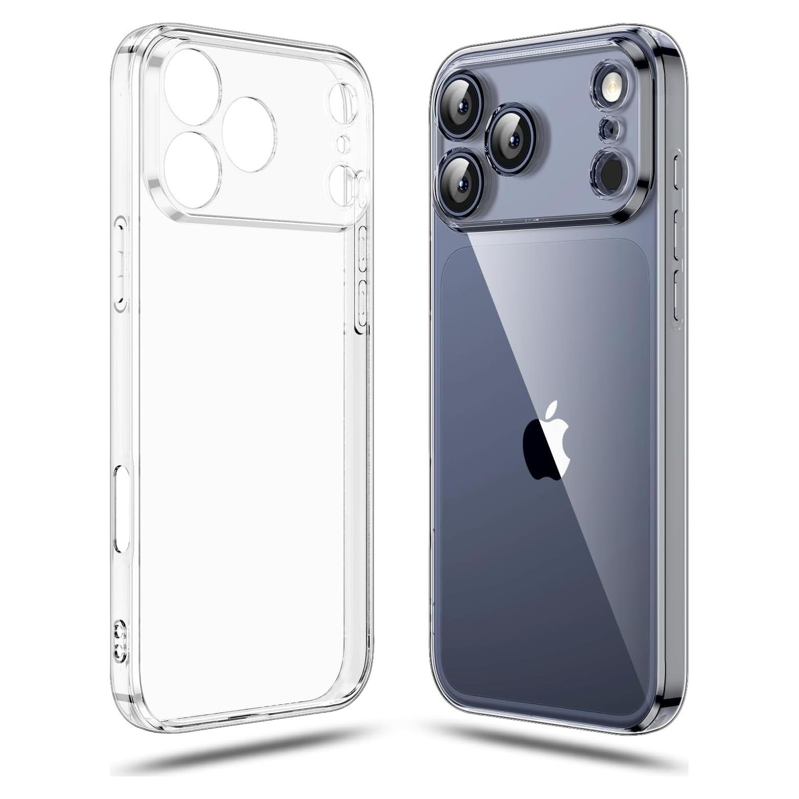 Funda TPU Transparente Shamo para iPhone 17 Pro - Ultra Delgado, Anti-Amarillento, Resistente a Rayones