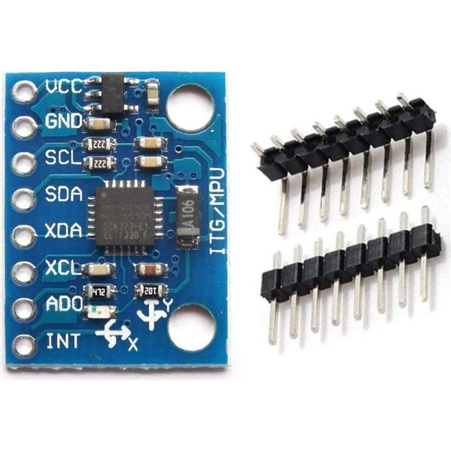 Módulo Sensor GY-521 KEAcvise MPU6050 6 Ejes I2C 16 bits