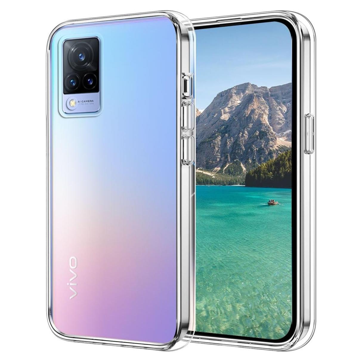 Funda para teléfono Vivo V21 4G JOYGO, protección militar clara