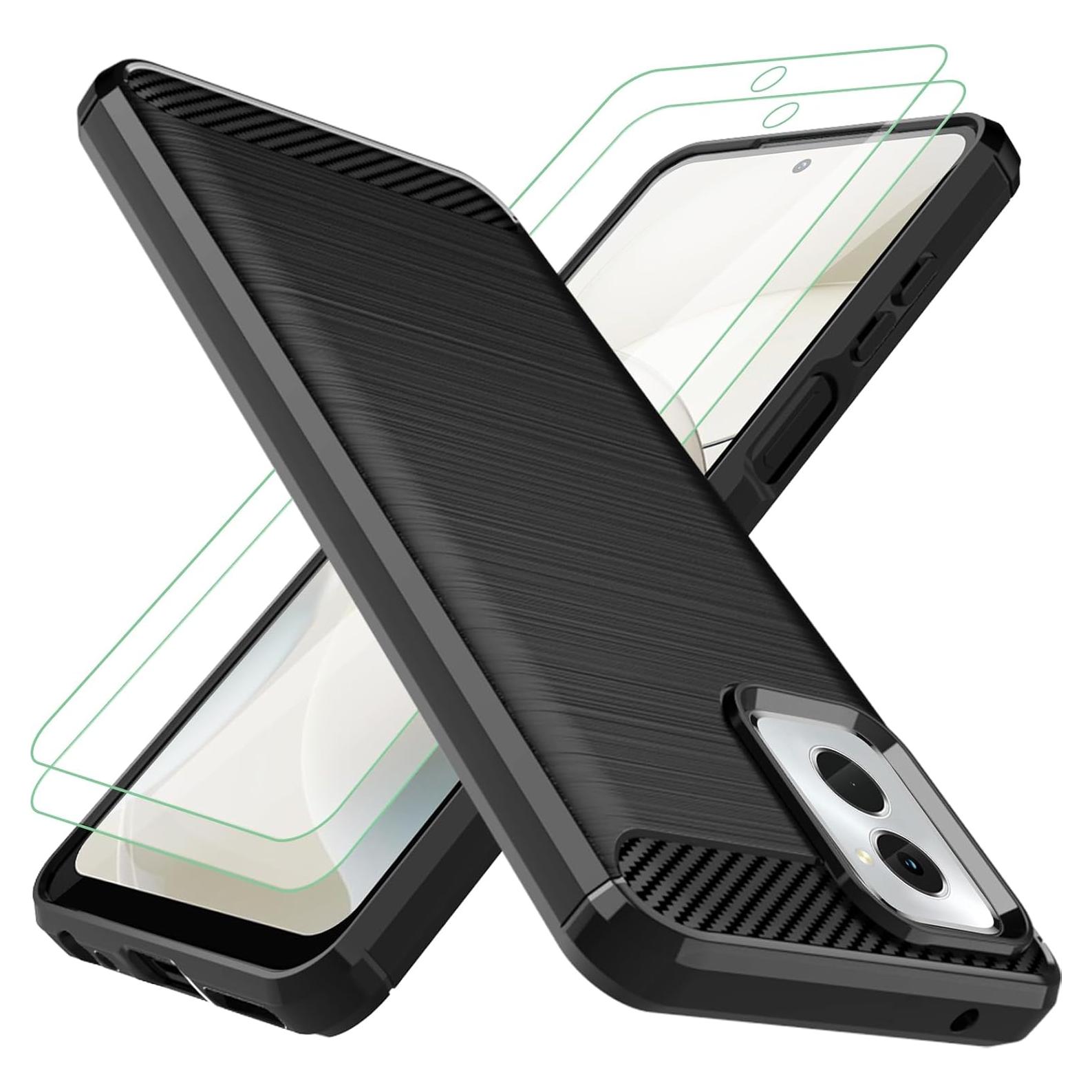 Funda TPU Osophter para Moto G Power 5G 2024 + 2 Protectores