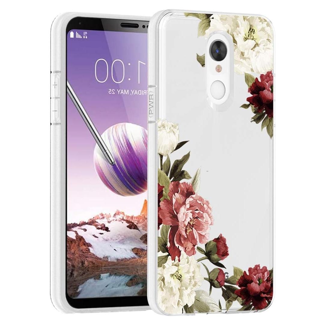 Funda Transparente TPU para LG Stylo 4 Plus - Flor de Floración