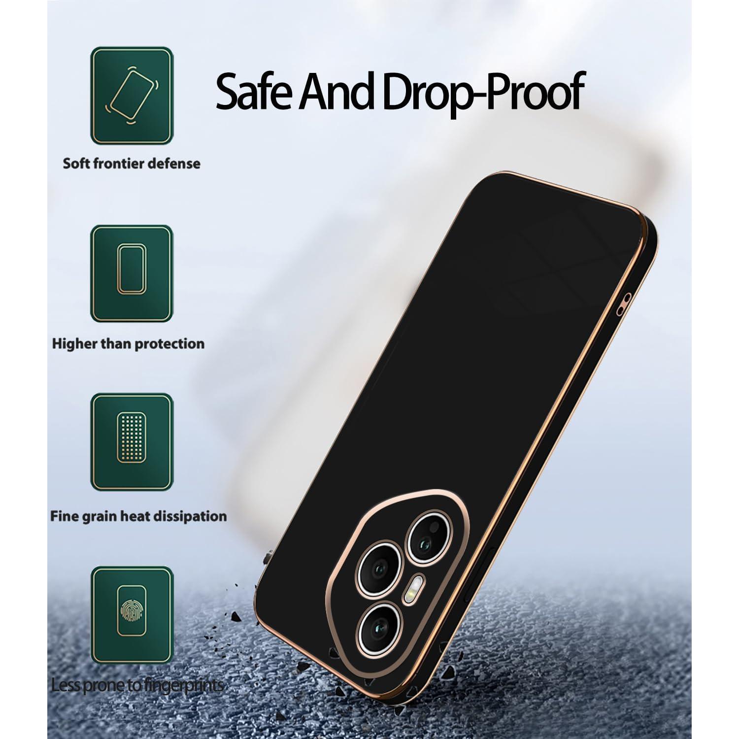 Funda de Silicona Honor 400 Pro - Protección Delgada Negra