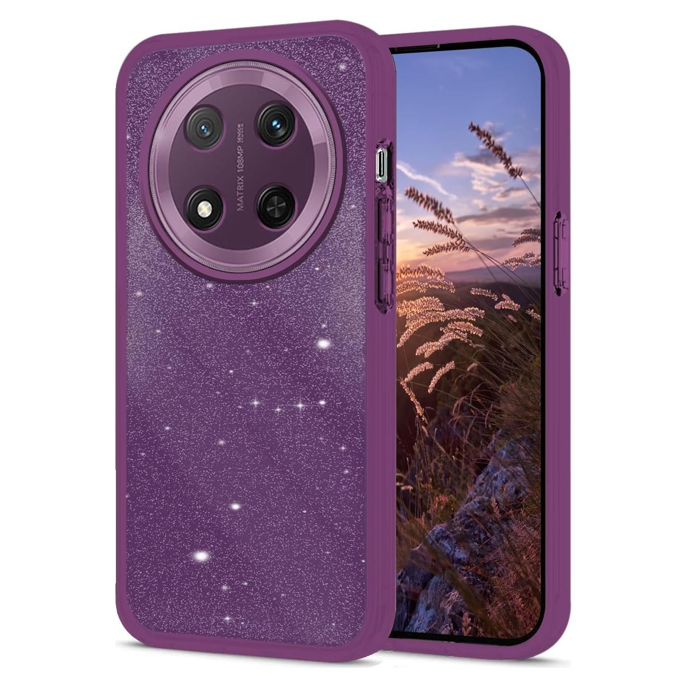 Funda Brillante Honor Magic 7 Lite - Hlgcokro - Púrpura
