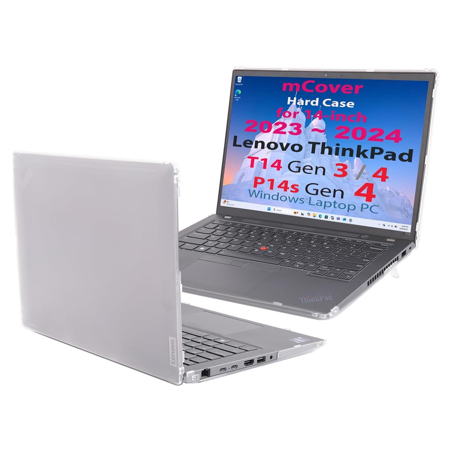 Funda Dura mCover para Lenovo ThinkPad T14 Gen 3/4 14" Transparente