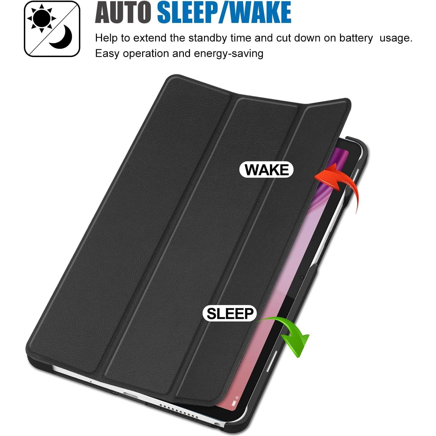 Funda ProCase para Lenovo Tab One K9 8.7" 2025 - Negro