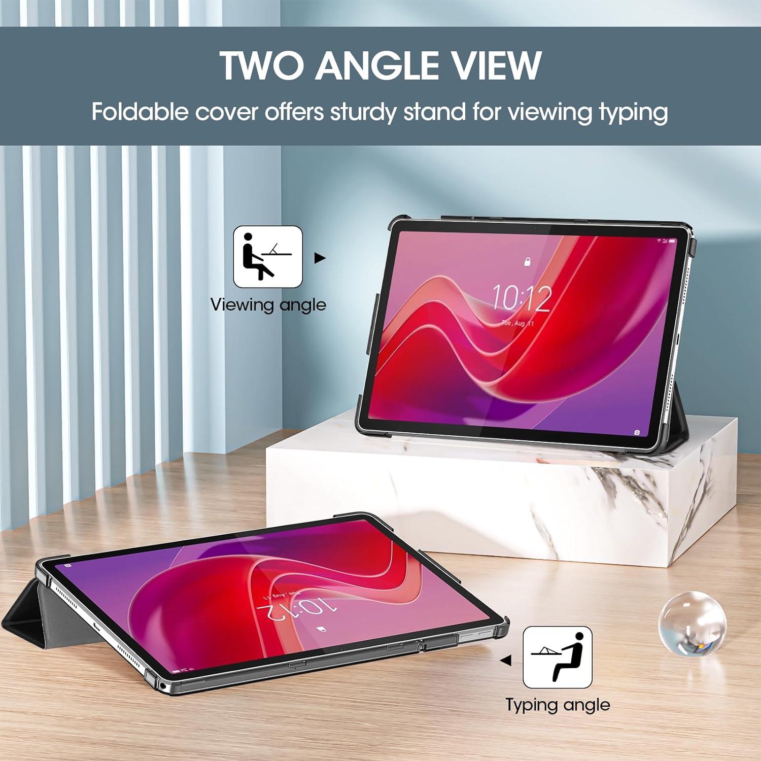 Funda ProCase para Lenovo Tab M11/K11 LTE 11" 2024 - Negra