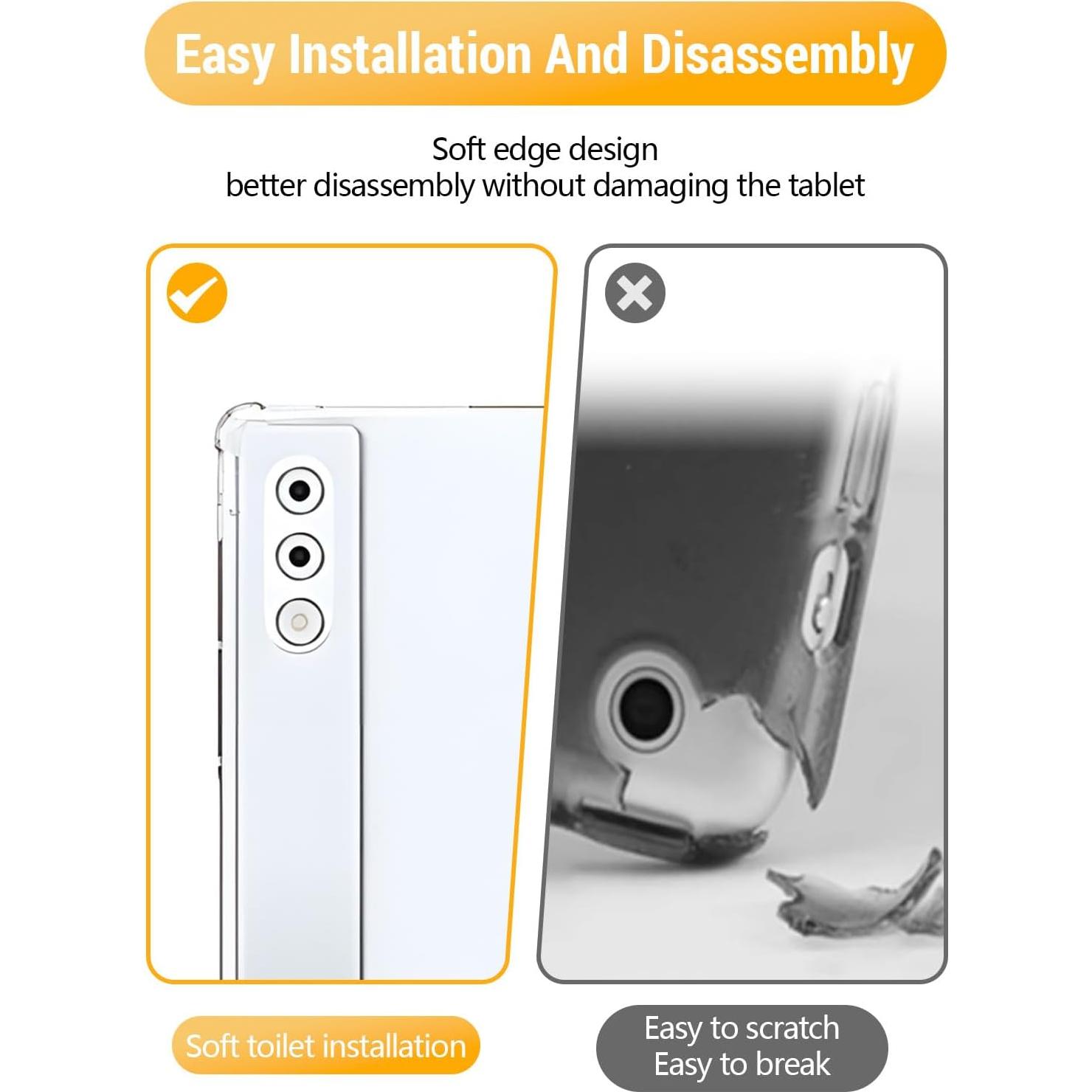 Funda Protectora TPU Transparente para Lenovo Yoga Tab Plus 12.7"