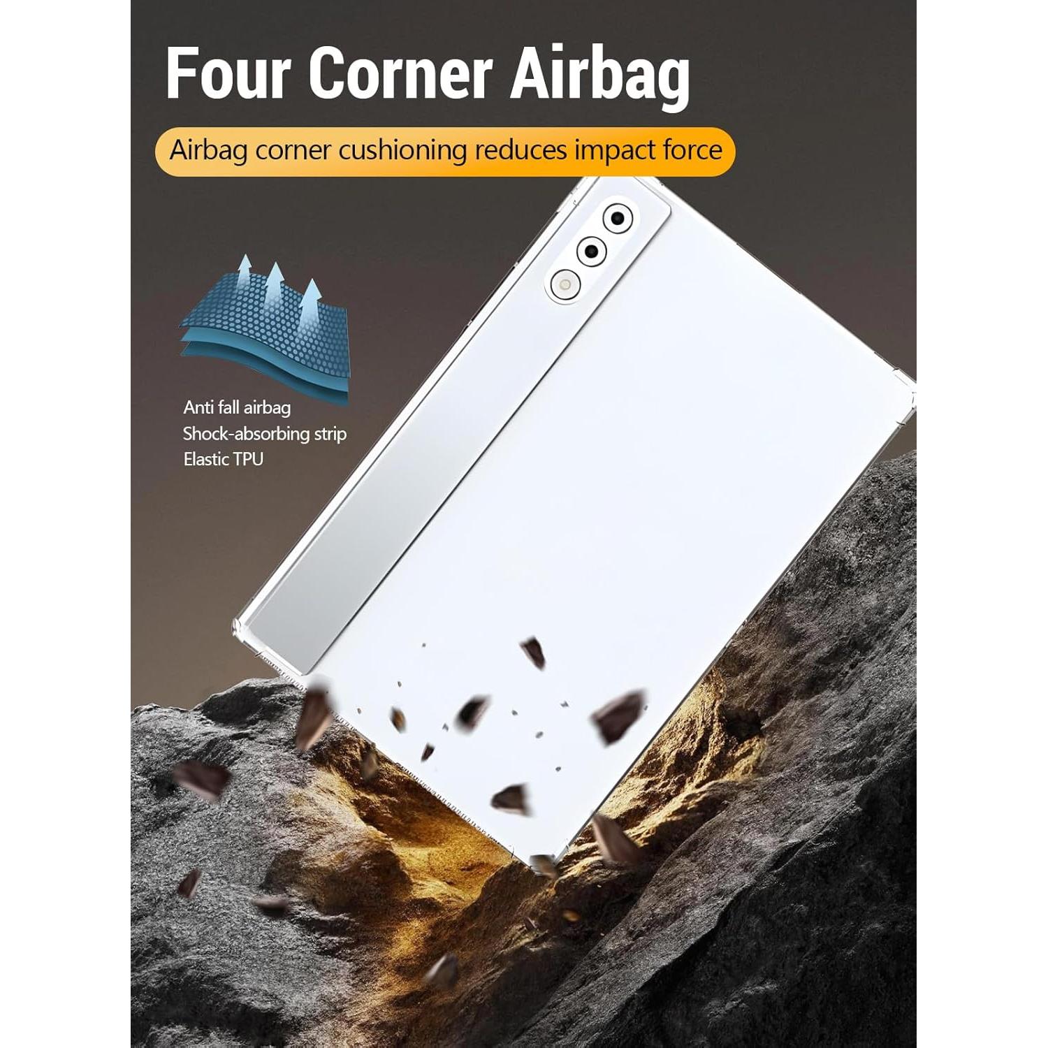 Funda Protectora TPU Transparente para Lenovo Yoga Tab Plus 12.7"