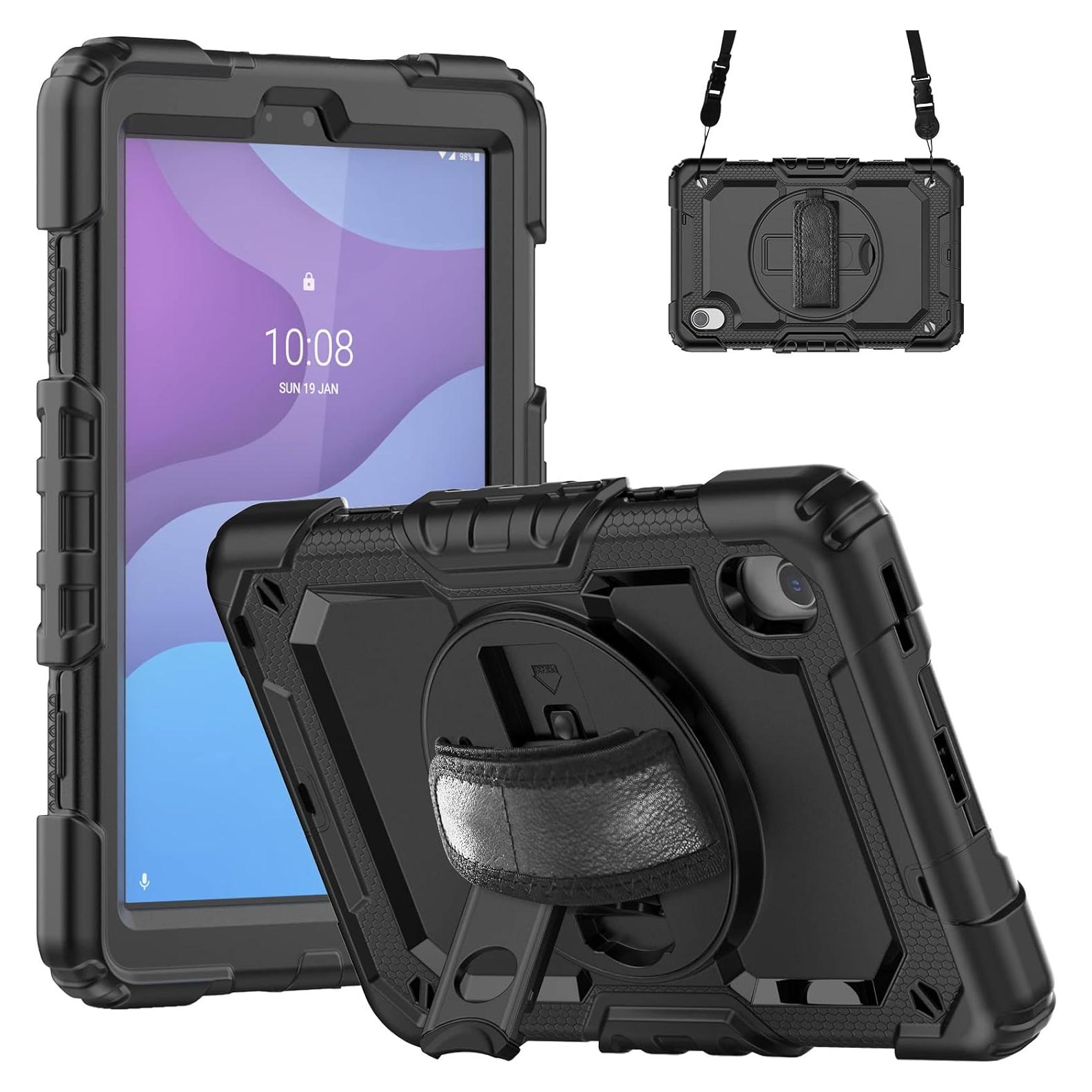 Funda Rugerizada Gylint para Lenovo Tab M8 3ra Gen 2022 Negra