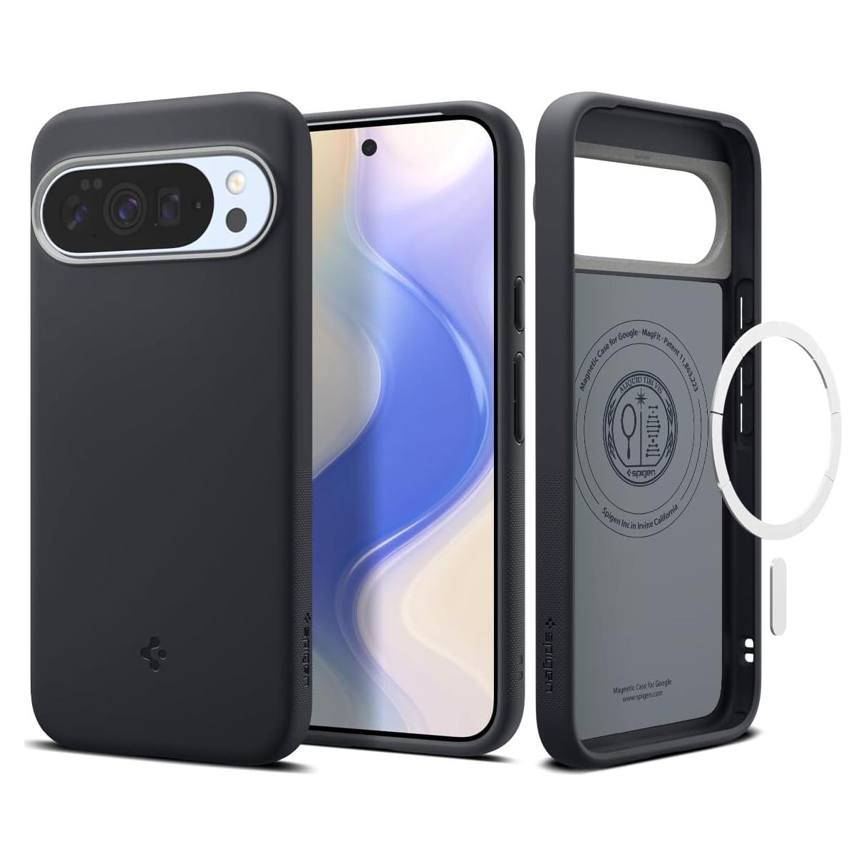 Funda Spigen Nano Pop MagFit para Google Pixel 10/10 Pro - Sésamo Negro