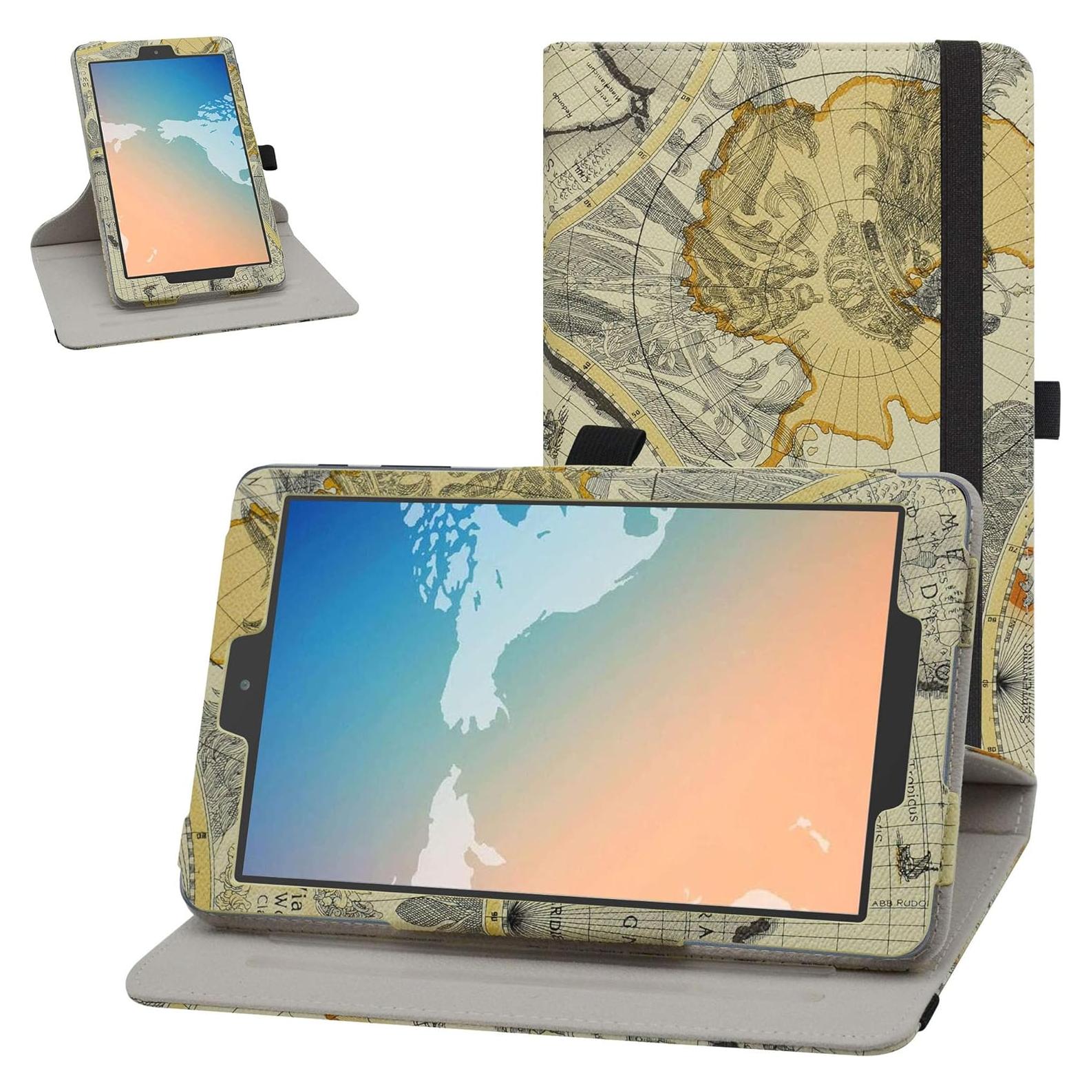 Funda Rotativa 360° Bige para Alcatel Joy Tab 2 y TCL Tab 8