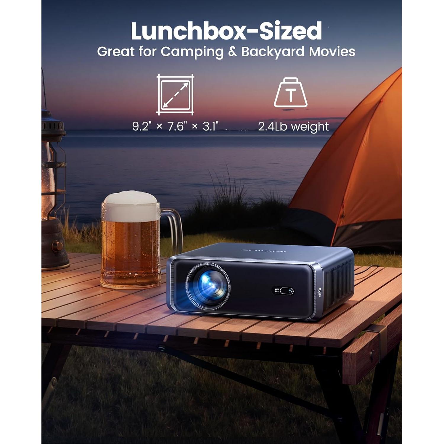 Proyector Inteligente iWIMIUS P65 4K Compacto WiFi6 Bluetooth