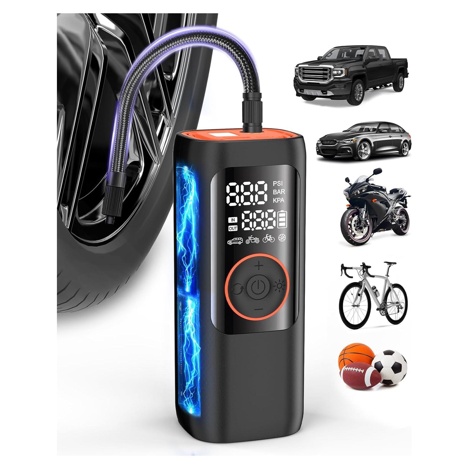 Inflador de Neumáticos BDO B-1 Inalámbrico 150 PSI LCD