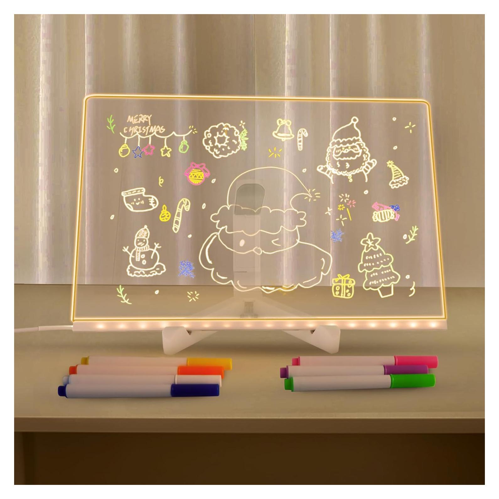 Tablero de Dibujo Lumiboard Genérico 30x20cm Acrílico Luminiscente